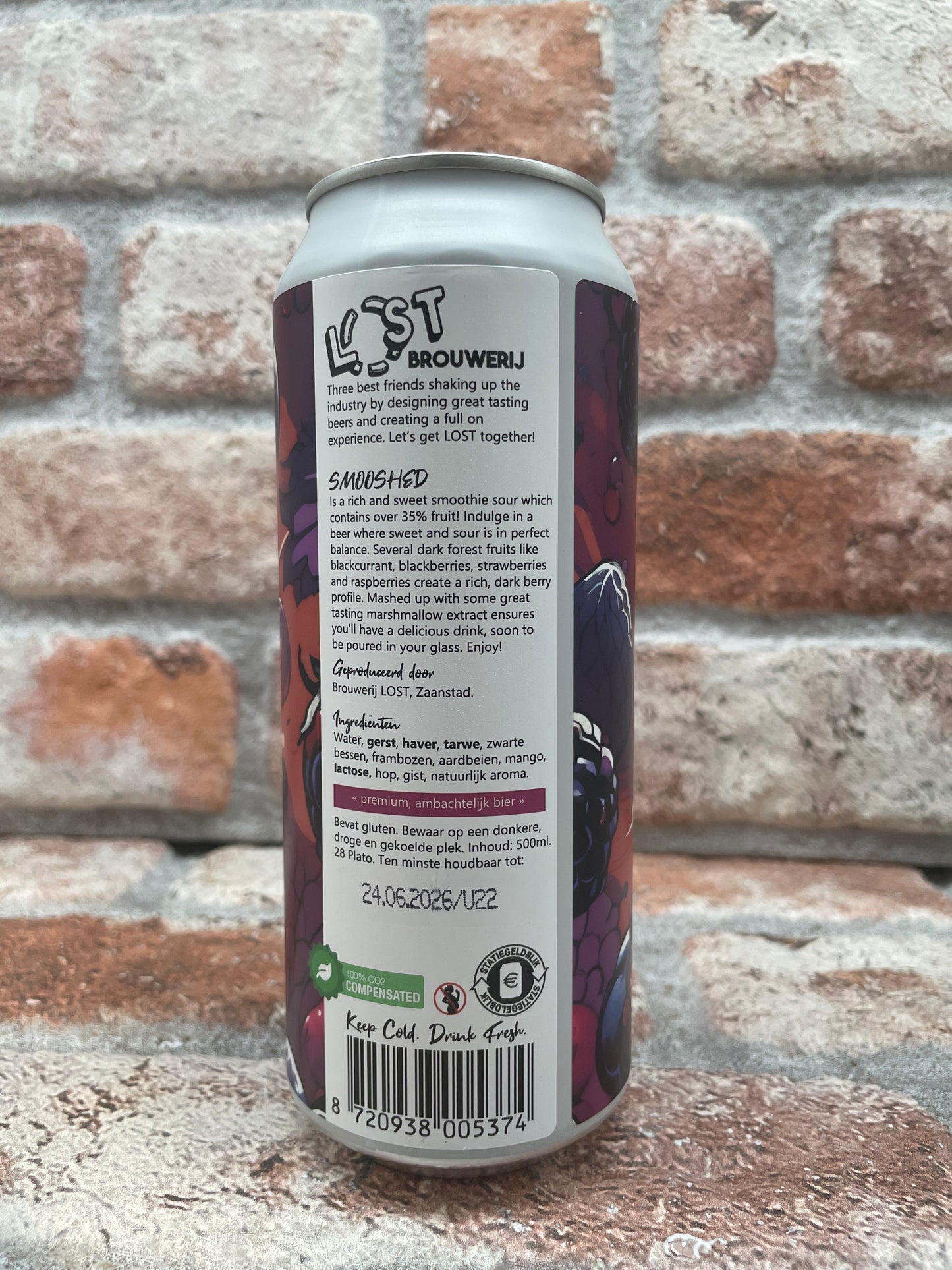 Brouwerij Lost Smooshed Smoothie Sour - 44 CL