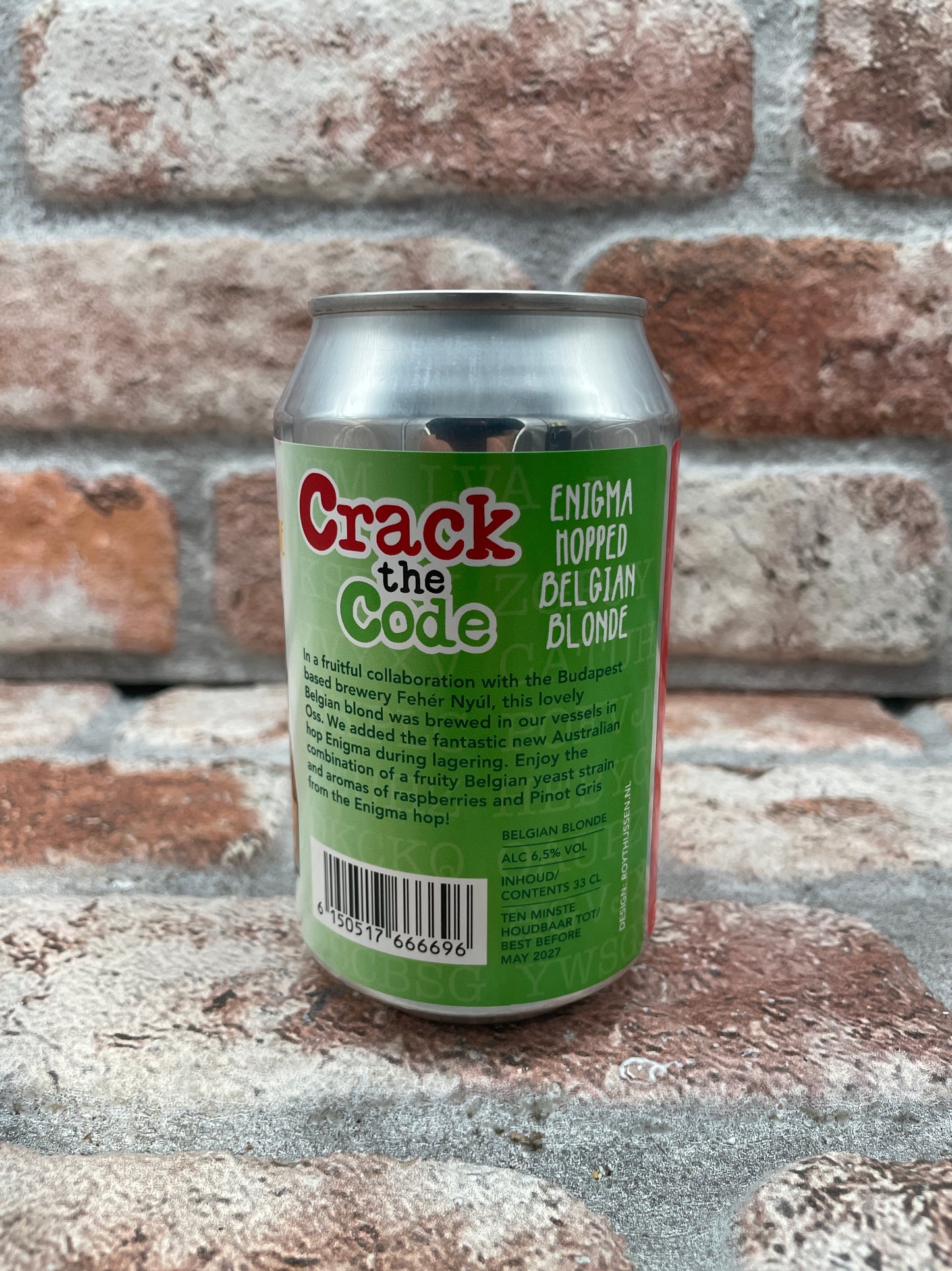 Muifel Brouwerij Crack The Code Enigma Hopped Biondo Belga - 33 CL