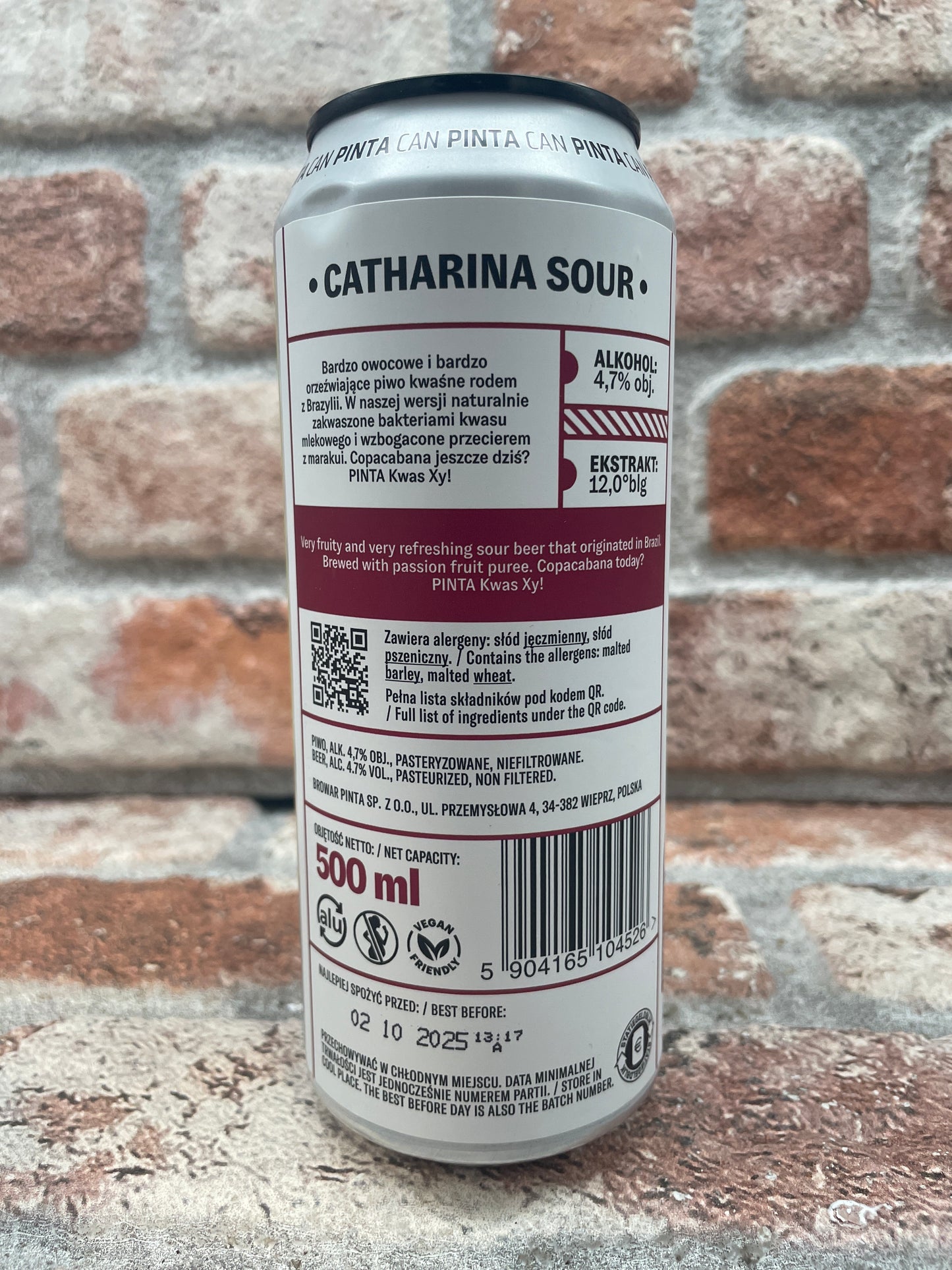 Lervig Pinta Kwas Xy catharina Sour Sour - 50 CL