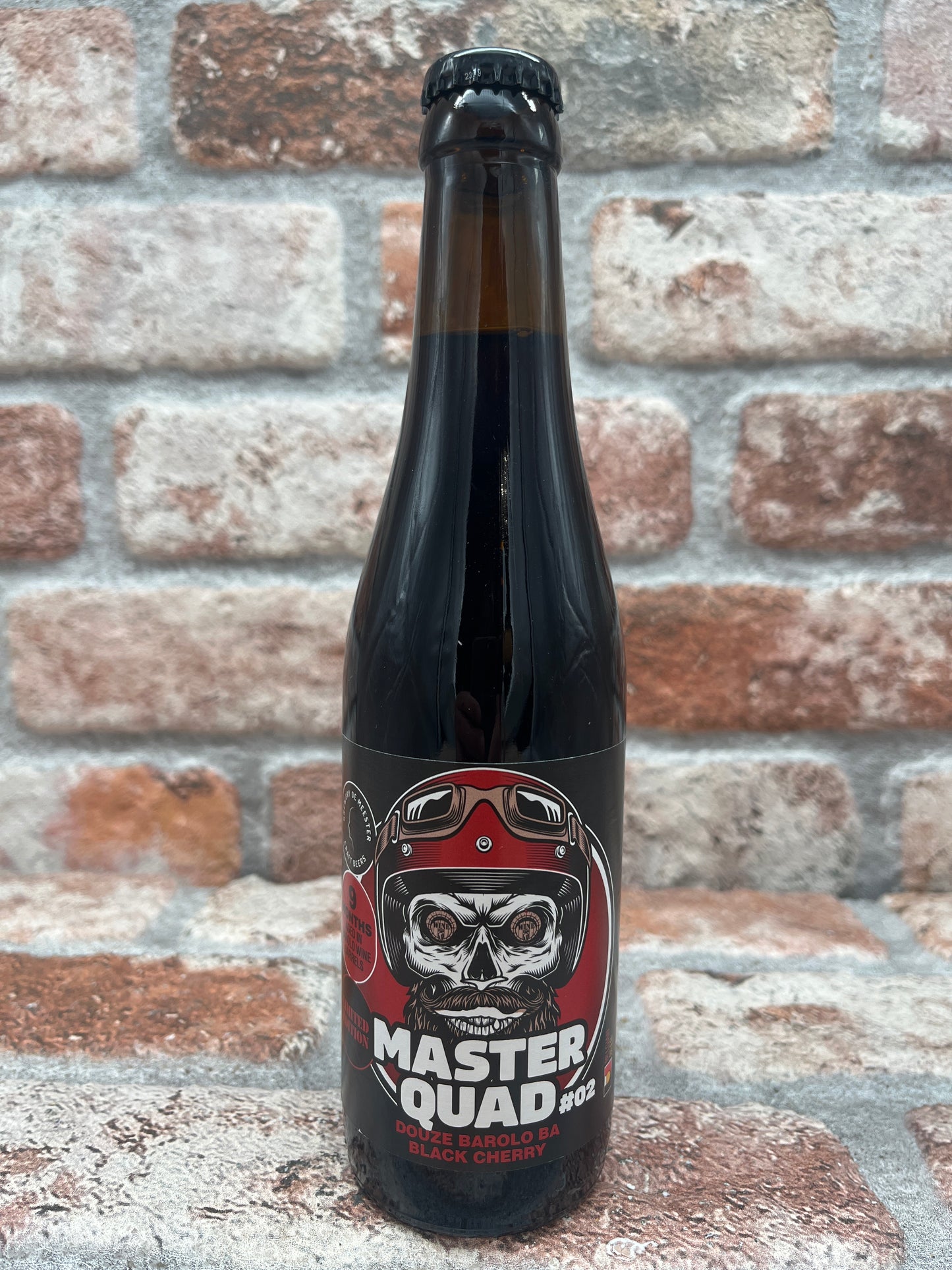 De Meester Master Quad #02 - Douze Barolo B.A.Quadrupel Amarena - 33 CL