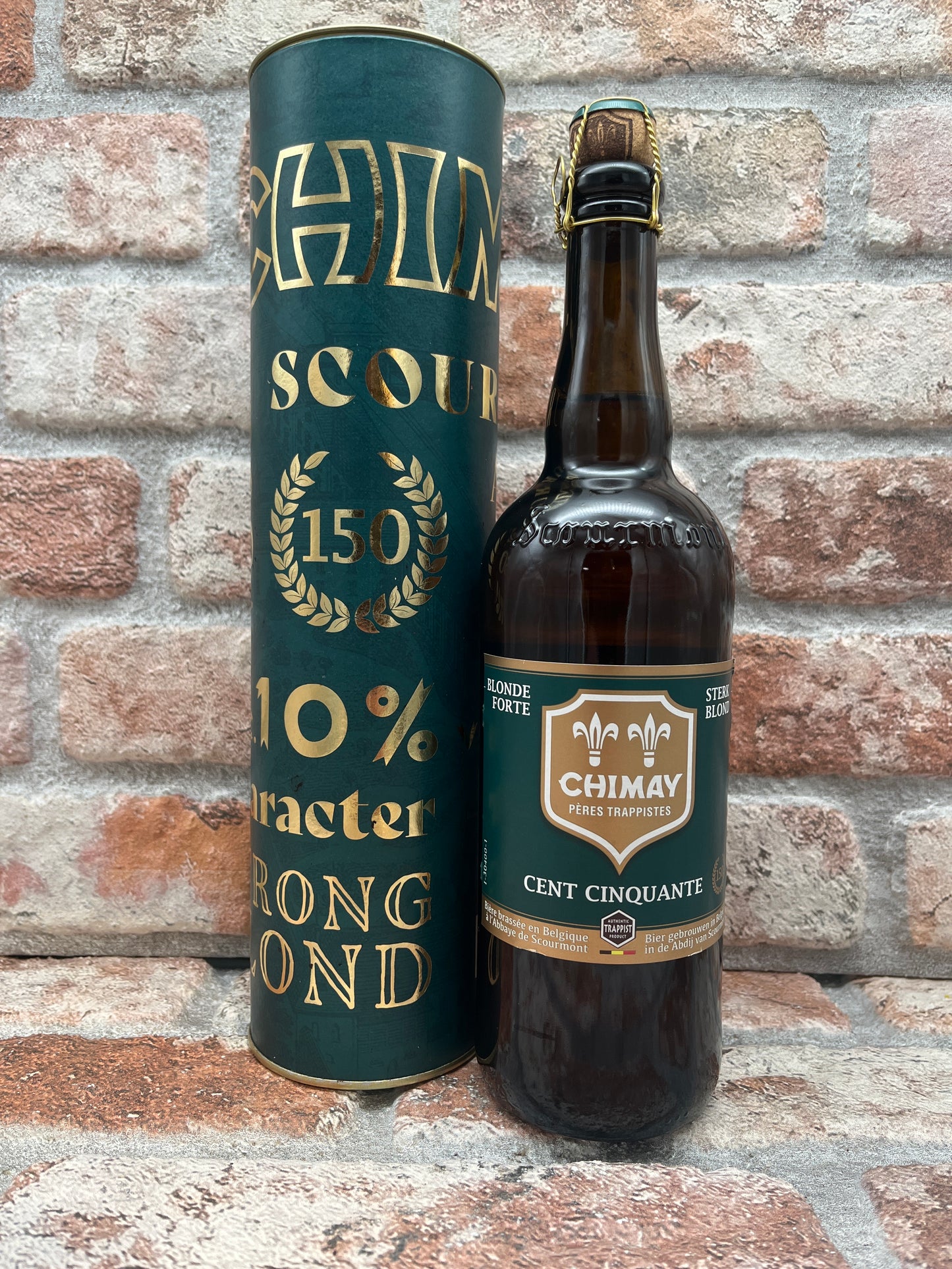 Chimay 150 (Verde) con cartuccia Biondo - 75 CL