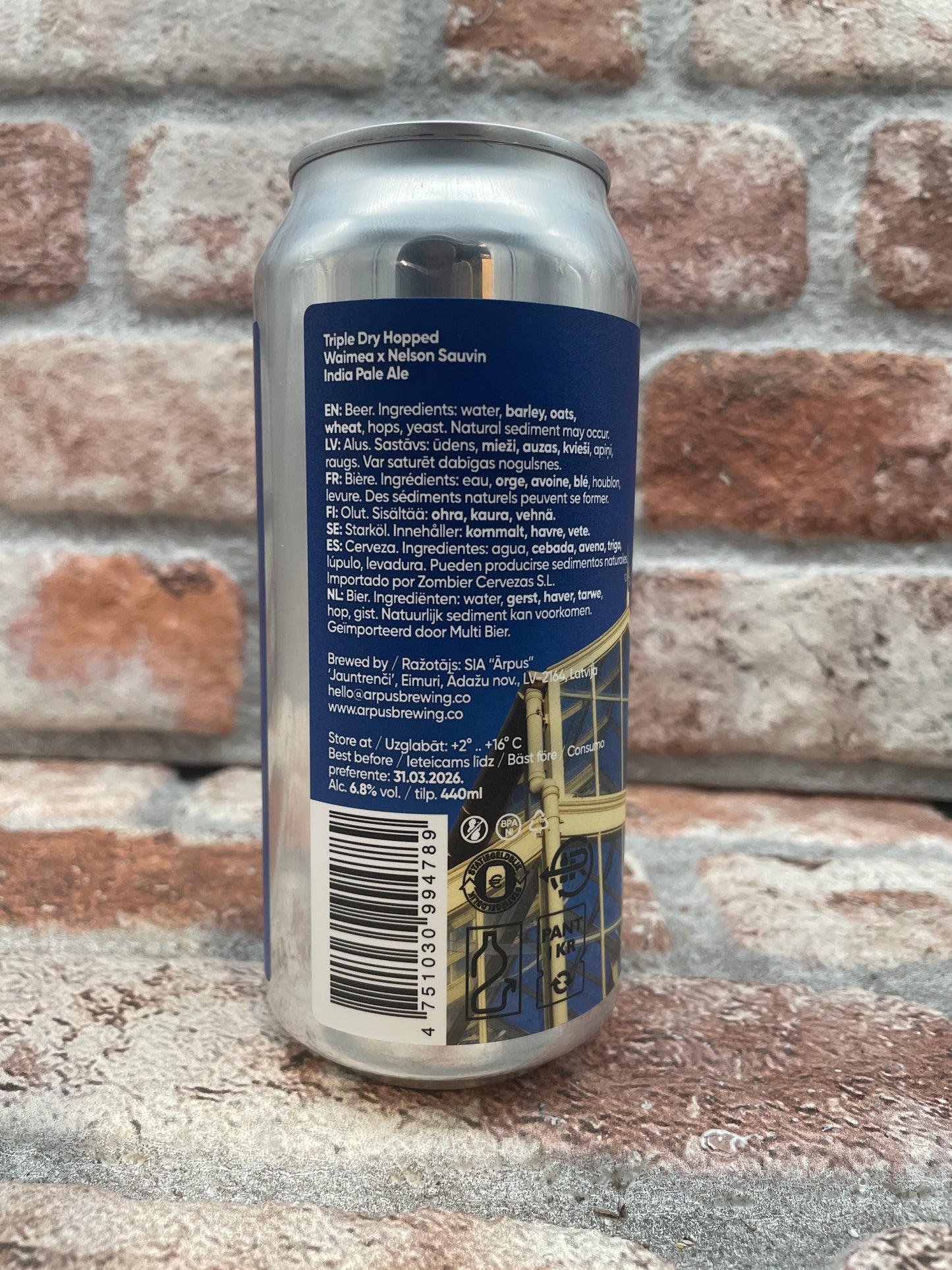 ãrpus tdh waimea x Nelson Sauvin Ipa -44 cl