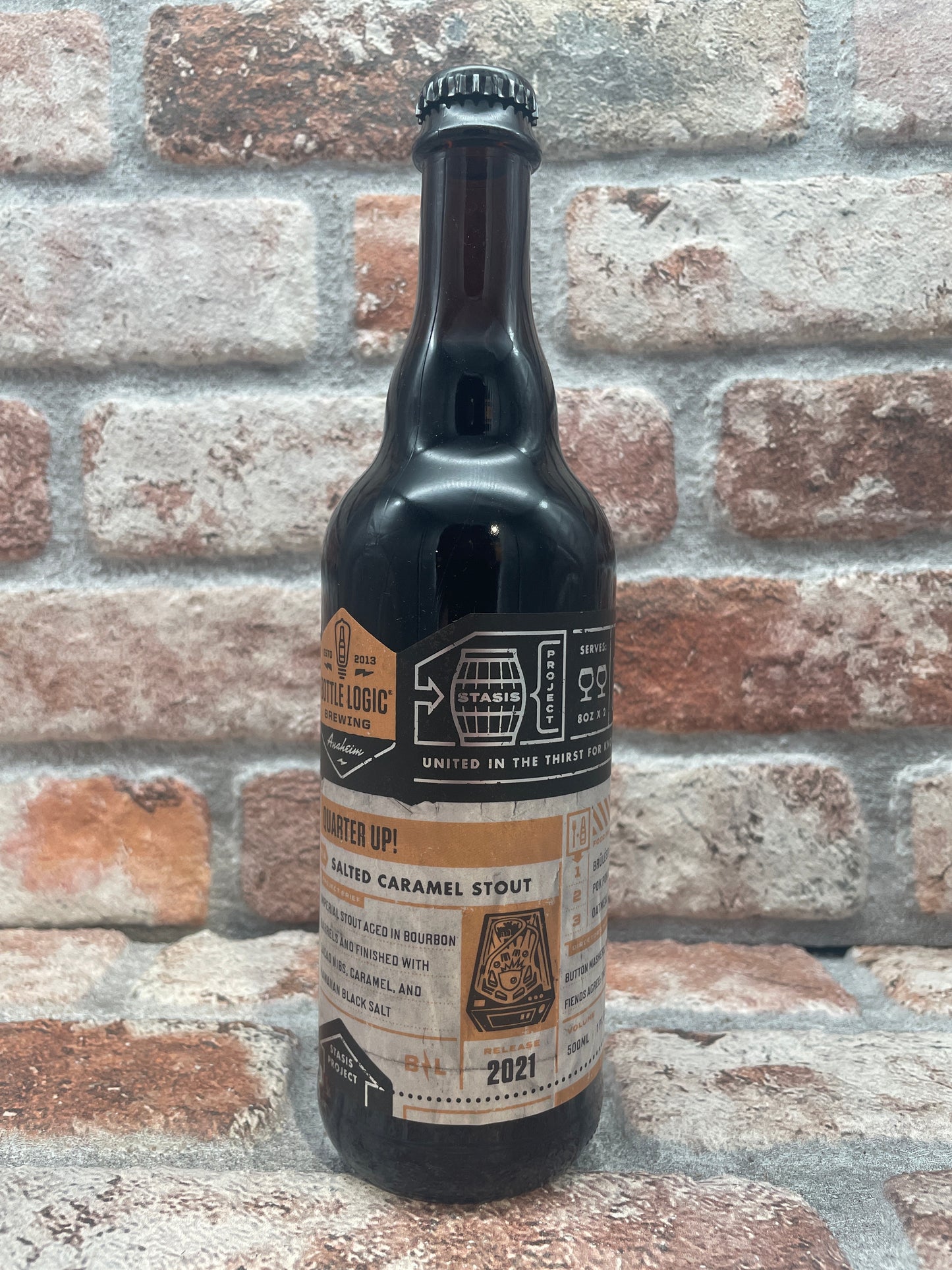 Bottle Logic Quarter Up! 2021 Stout - 50 CL