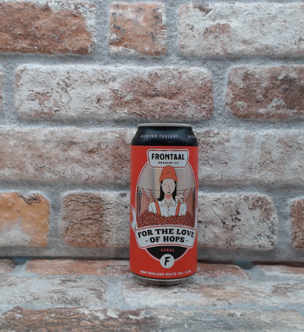 Frontaal Per amore del luppolo Coral New England White IPA - 44 CL