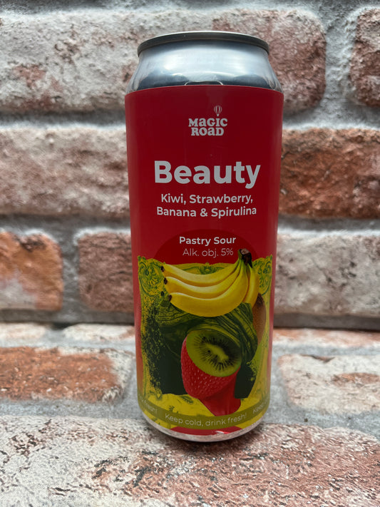 Magic Road Beauty - Kiwi, Strawberry, Banana & Spirulina Sour - 50 CL