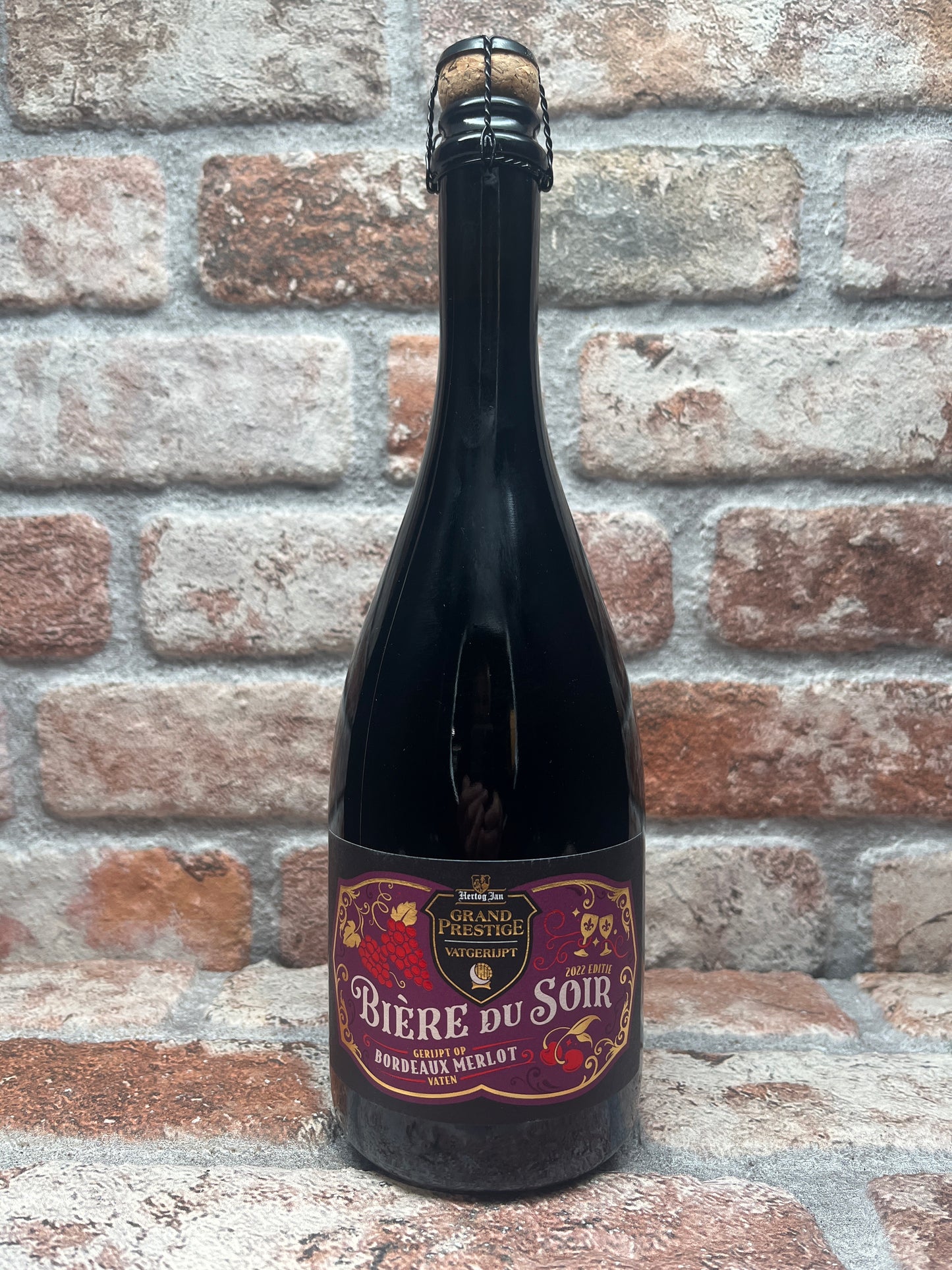 Hertog Jan Grand Prestige Bordeaux Merlot maturato in botte senza caldaia 2022 Barleywine - 75 CL