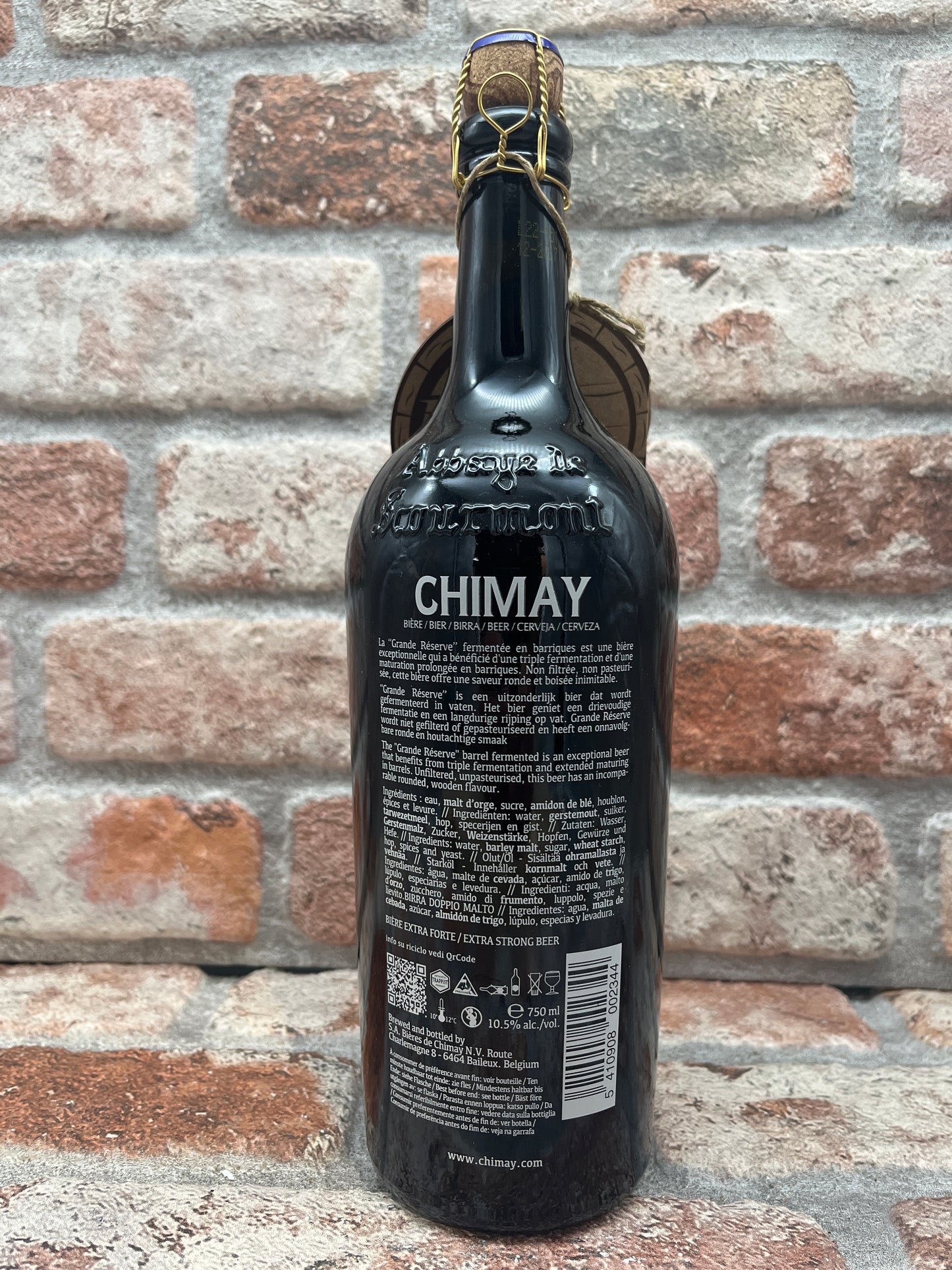 Chimay Grande Réserve Fermentata In Botti - Rovere Francese, Rovere Americano, Whisky (02/2022) Quadrupel - 75 CL
