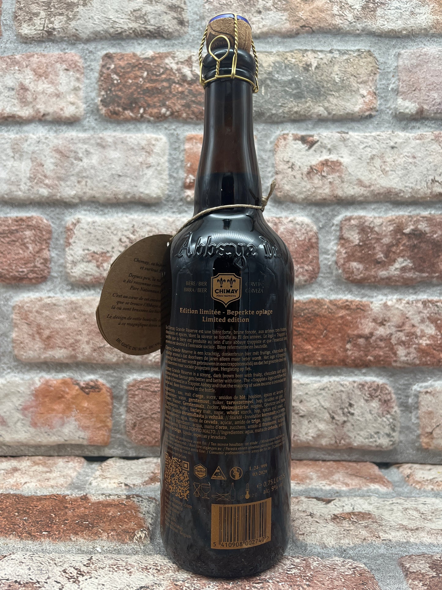 Chimay Grande Réserve Edizione Limitata 2024 Quadrupel - 75 CL