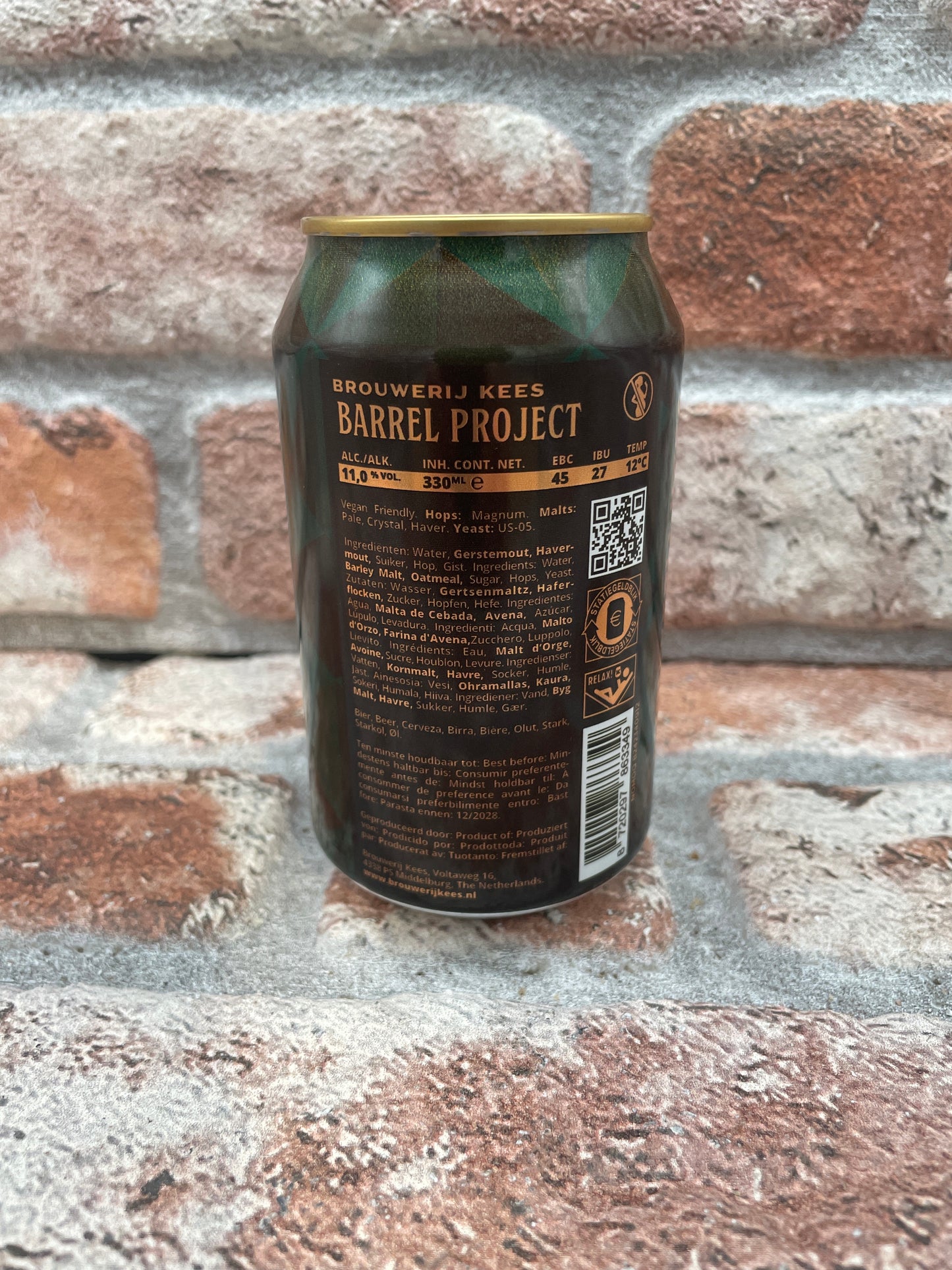 Brouwerij Kees Barrel Project Barleywine invecchiato in Craigellachie 2025 Barleywine - 33 CL
