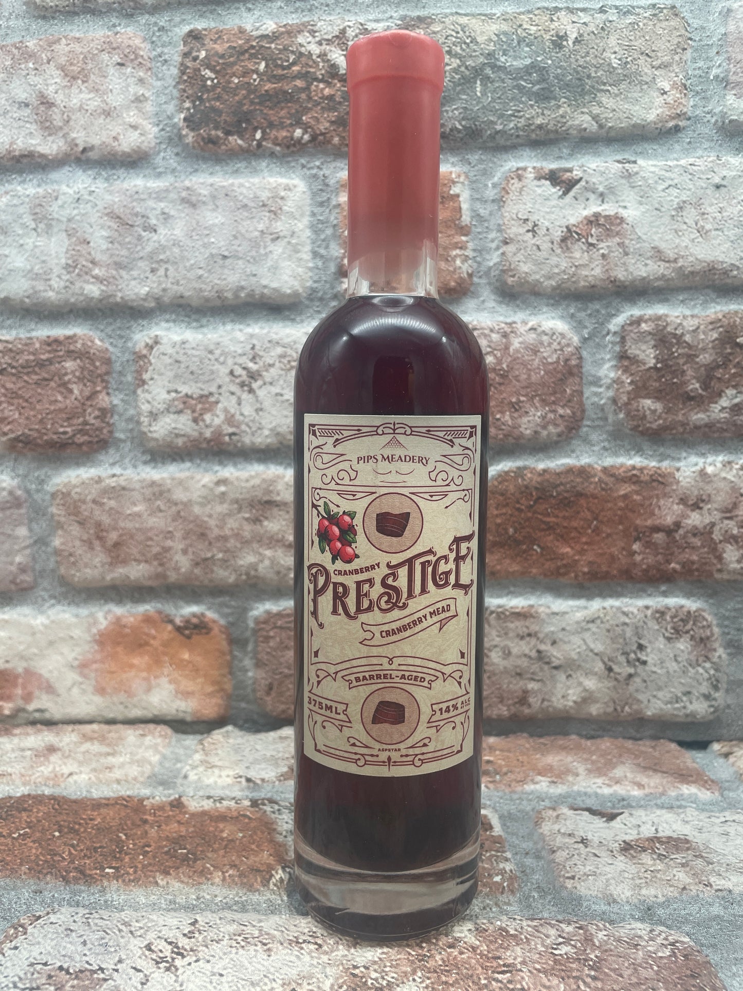 Pips Meadery Cranberry Prestige Medebier - 37.5 CL