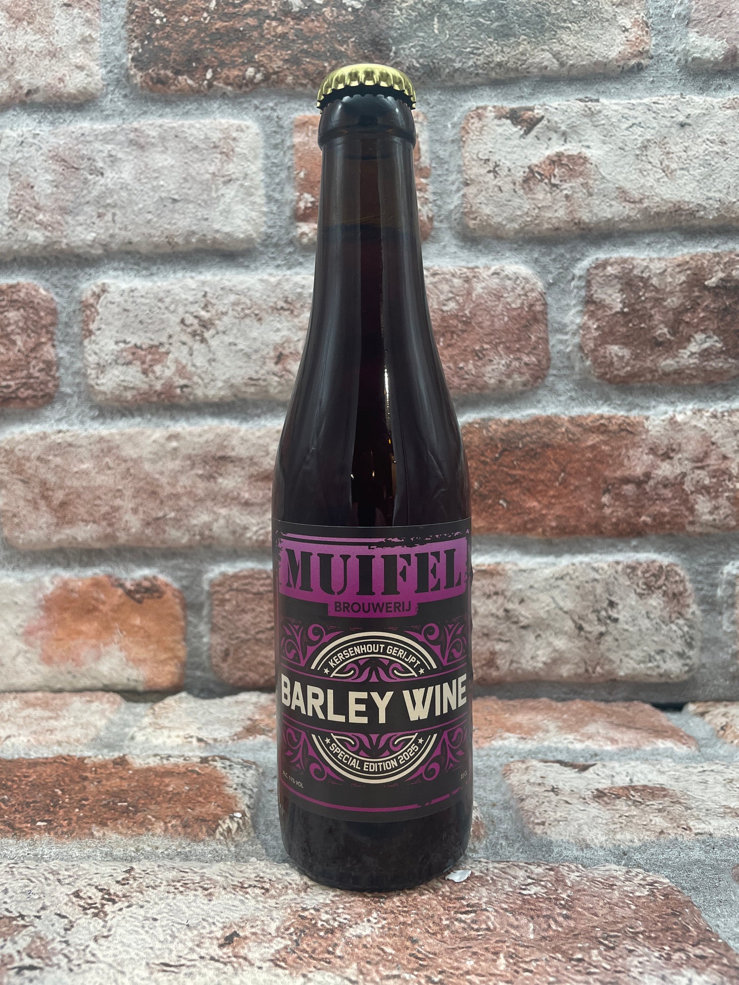 Muifel Brouwerij Barley Wine Edizione Speciale 2025 Cherry Wood Aged 2025 Barleywine - 33 CL