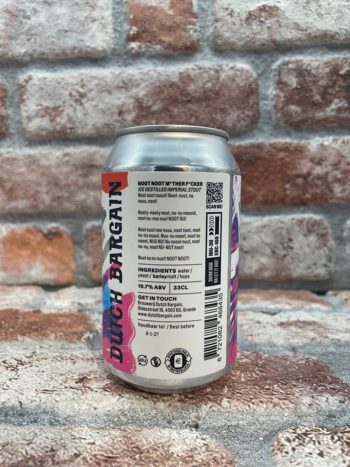 Occasione olandese Noot Noot M*ther F*cker Stout distillata su ghiaccio - 33 CL