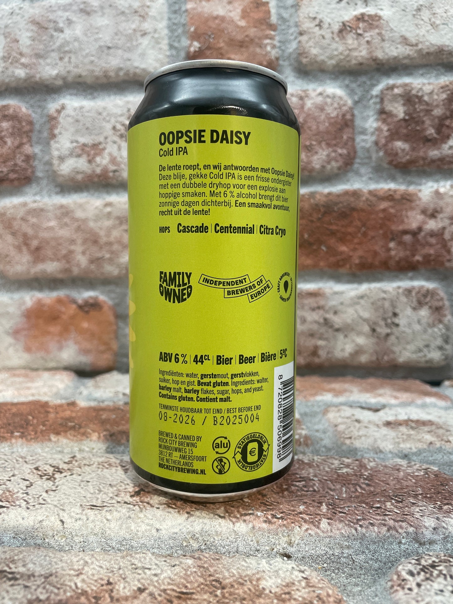 Rock City Oopsie Daisy IPA Fredda - 44 CL