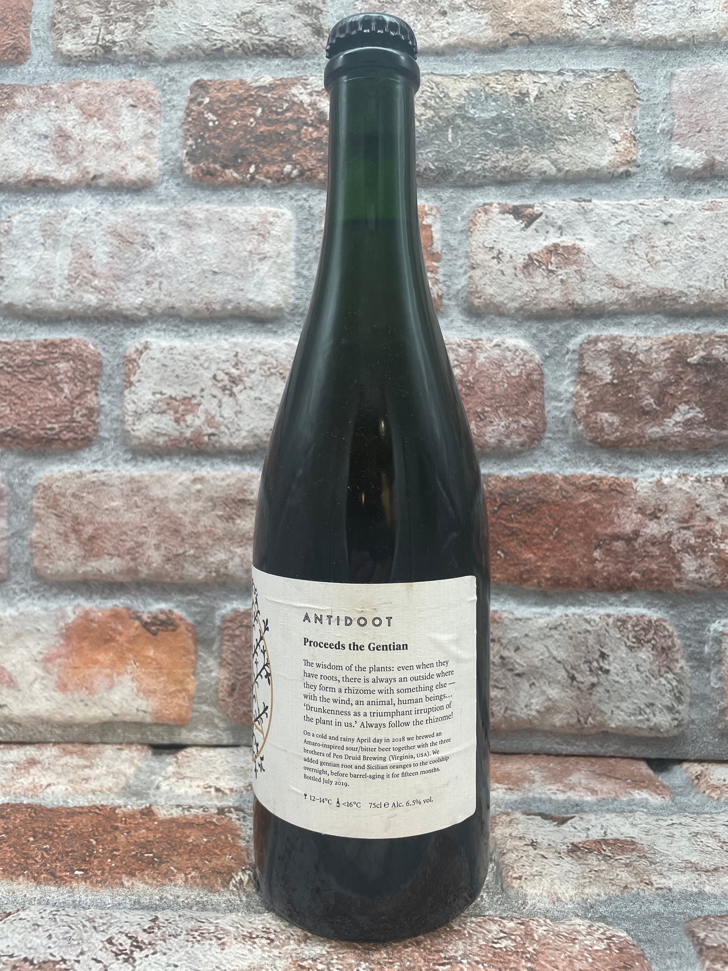 Antidoot Proceeds The Gentian 2019 Sour - 75 CL