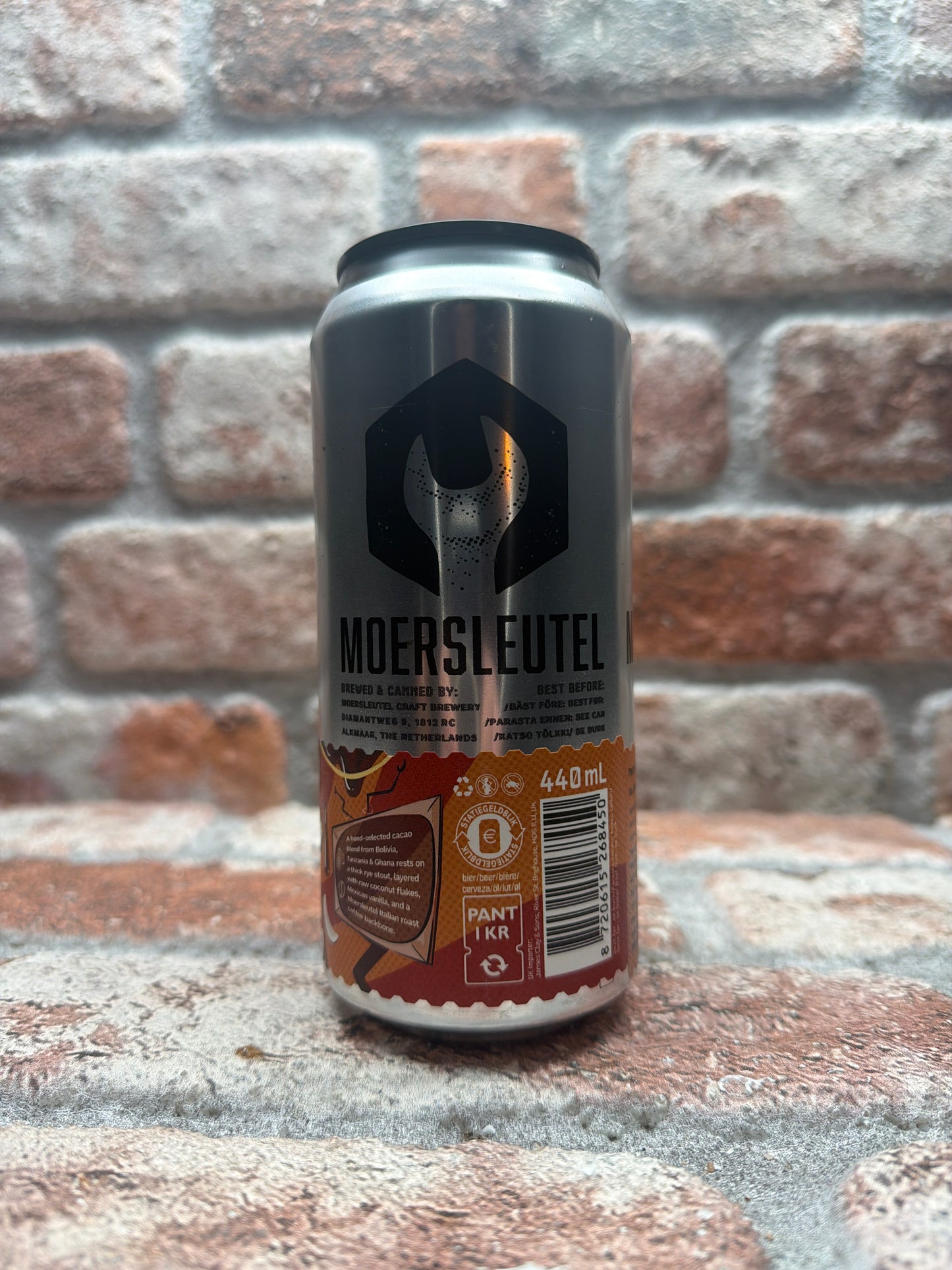 Moersleutel Pastry Factory: Coconut Chocolate Truffels Stout - 44 CL