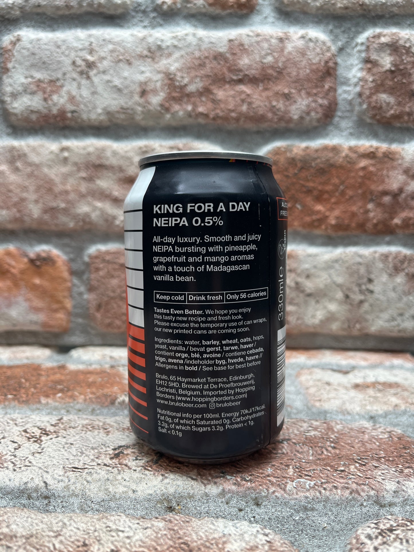 Brulo King per un giorno Neipa Alcohlvrij - 33 cl
