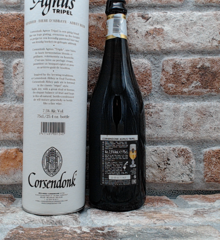 Corsendonk Agnus Triple con tubo Tripel - 75 CL