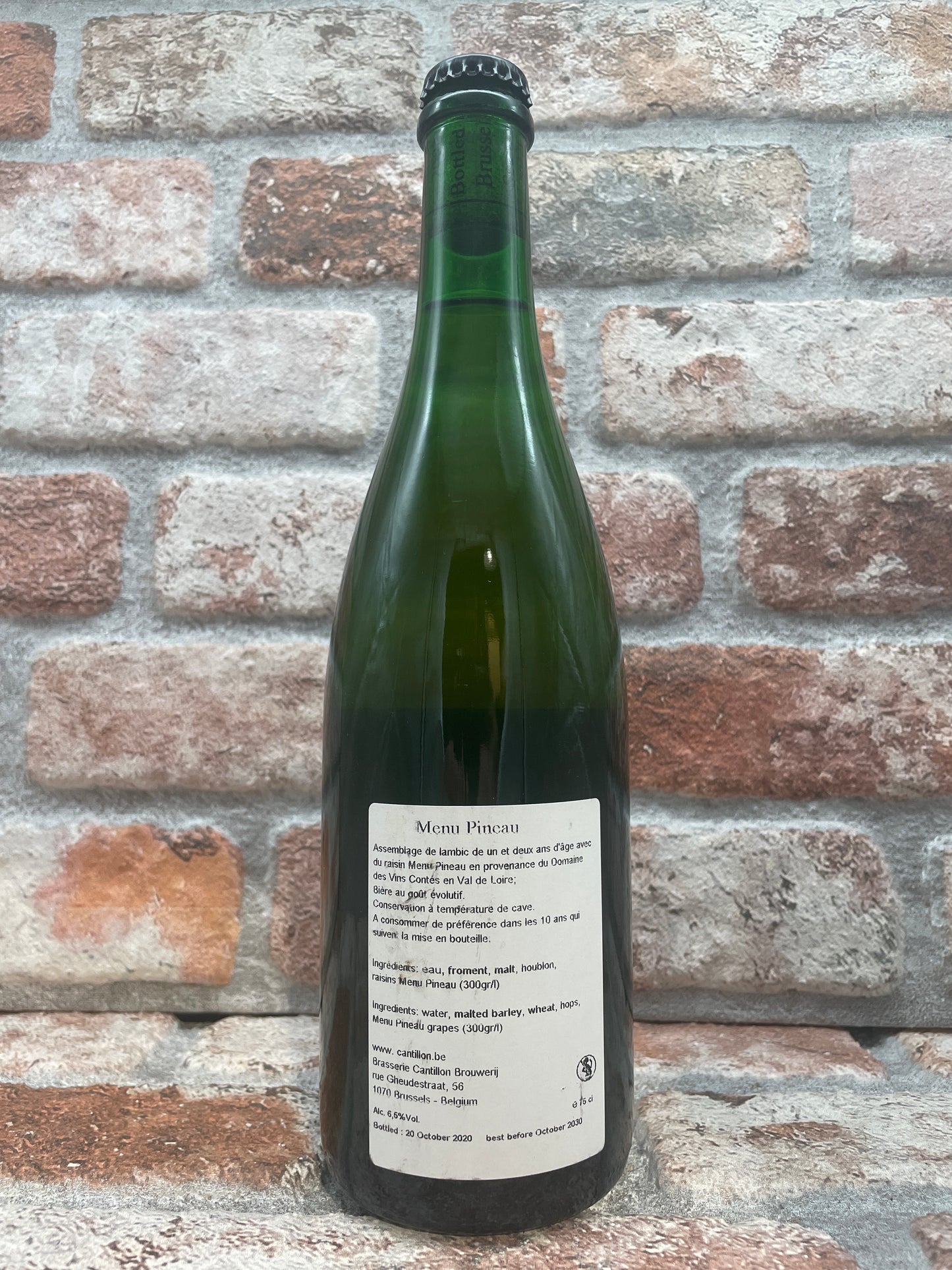 Menù Cantillon Pineau 2020 Lambic/Geuze - 75 CL