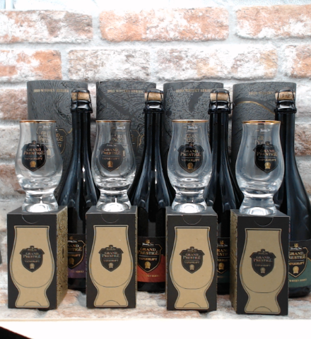 Hertog Jan Grand Prestige Barrel Matured Whiskey Edition Set completo 2020 Barleywine - 75 CL