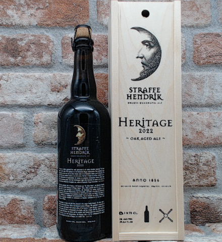 Straffe Hendrik Heritage - senza scatola 2022 Quadrupel - 75 CL