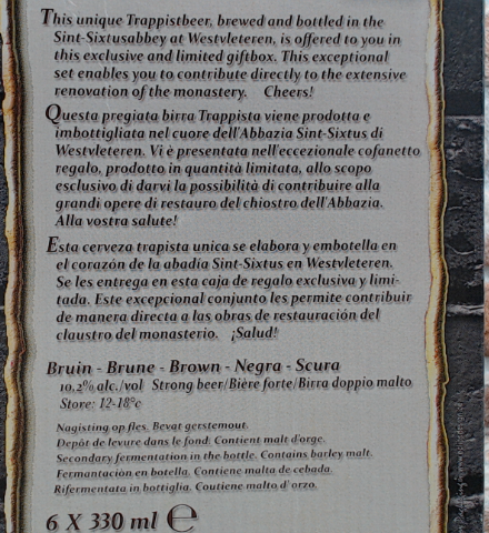 Westvleteren 12 Confezione regalo incl. 2 bicchieri 2012 building block Trappist - 33 CL
