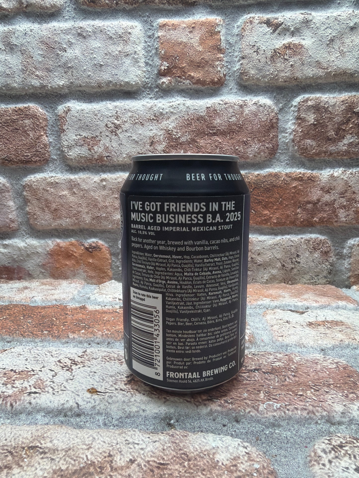 Frontaal Ive got Friend in The Music Business B.A. 2025 Stout - 33 CL