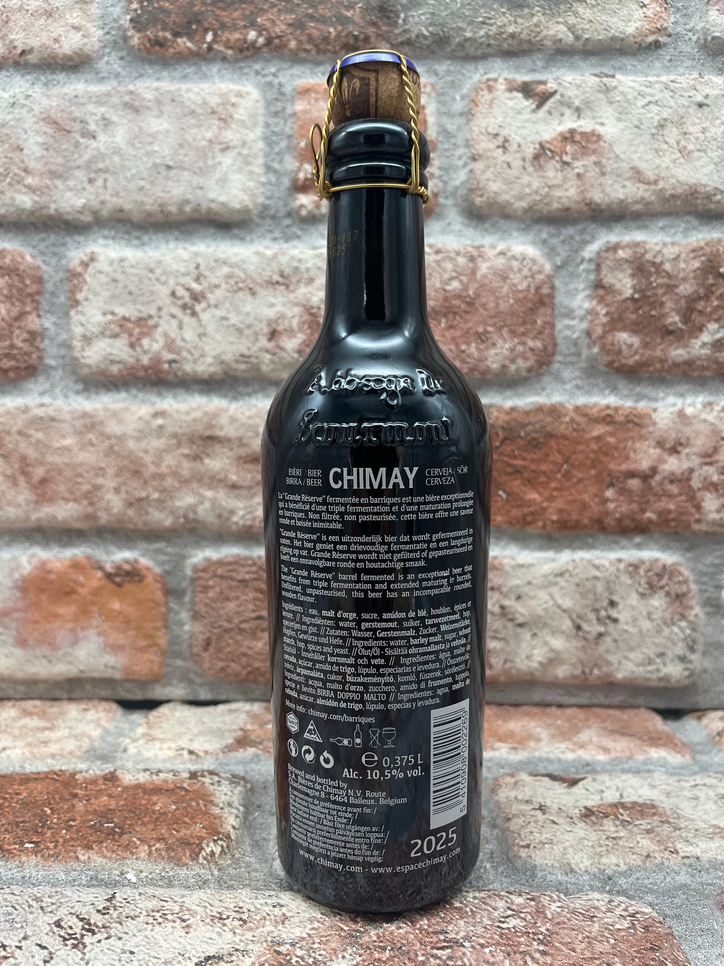 Chimay Grande Réserve fermentata in botti - Rovere francese, Rovere americano, Armagnac (02/2020) Quadrupel - 37,5 CL