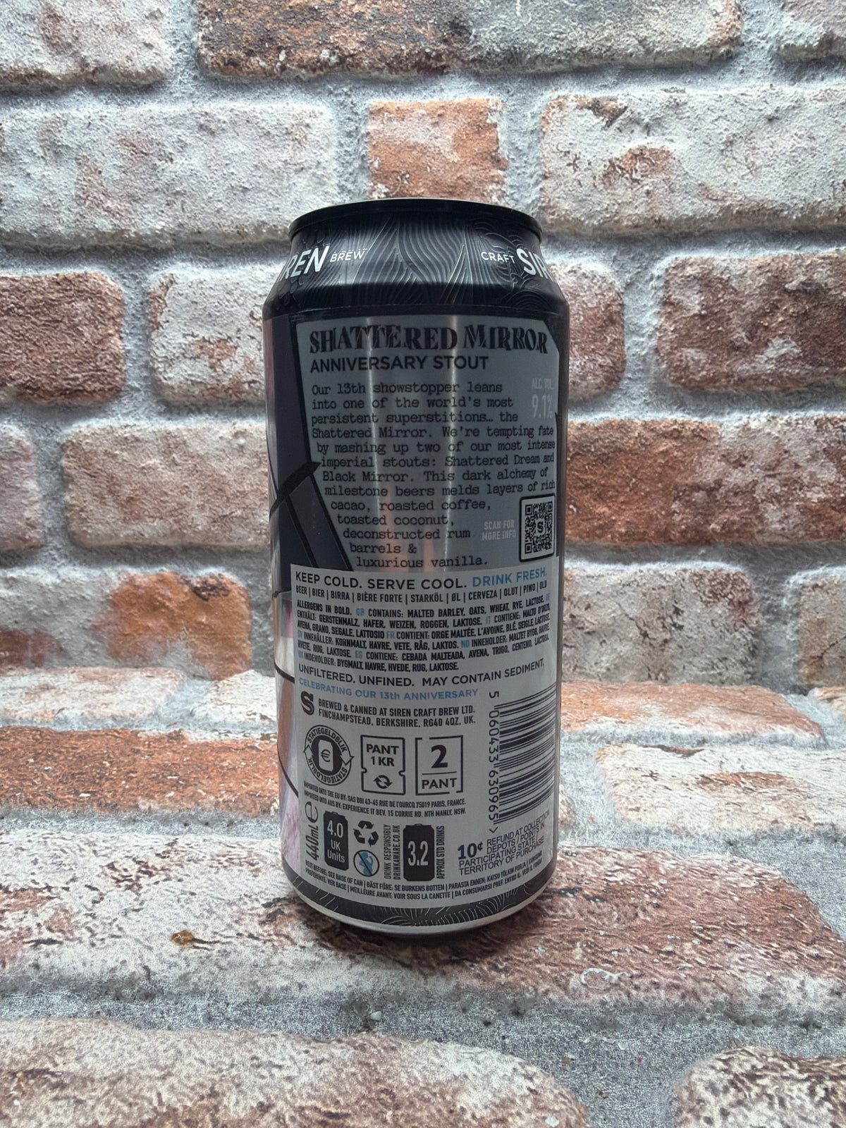 Siren Craft Brew Shattered Mirror Stout - 44 CL