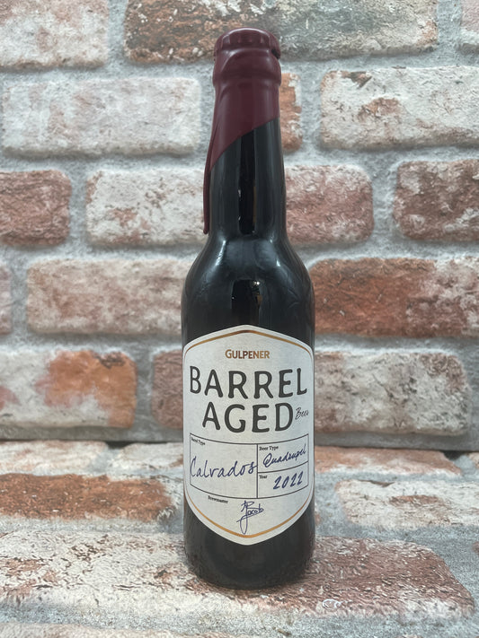 Quadrupel invecchiato in botte Gulpener _ Calvados 2022 Quadrupel - 33 CL