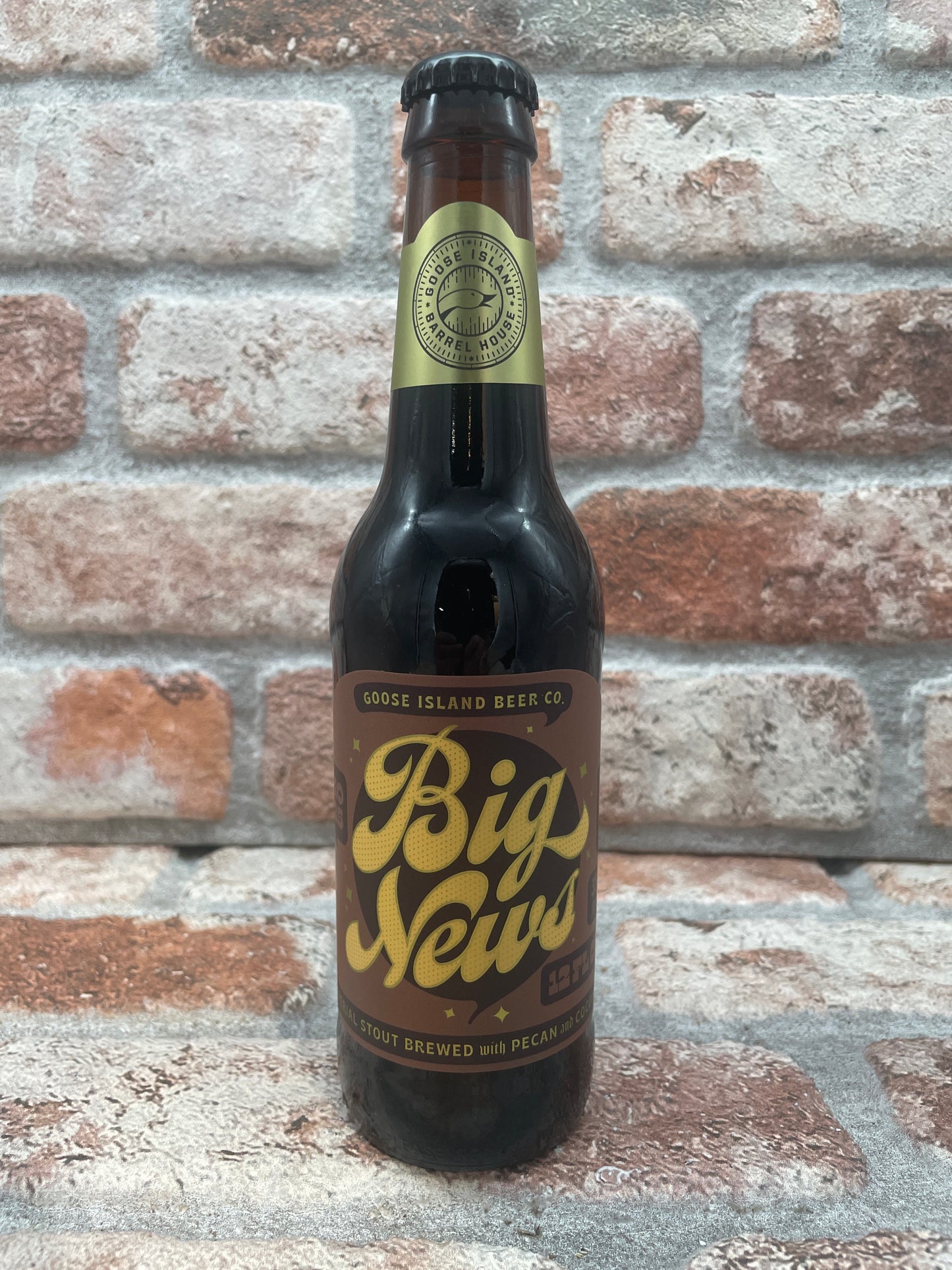 Goose Island Big News Stout invecchiata in botte con noci pecan e cocco 2025 Stout - 35 CL