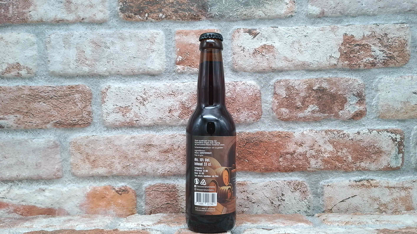 Brouwerij Hommeles BA Pedro Ximenez Quadrupel maturato in botte - 33 CL