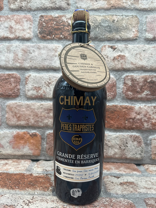 Chimay Grande Réserve Fermentata In Botti - Rovere Francese, Rovere Americano, Whisky (02/2022) Quadrupel - 75 CL
