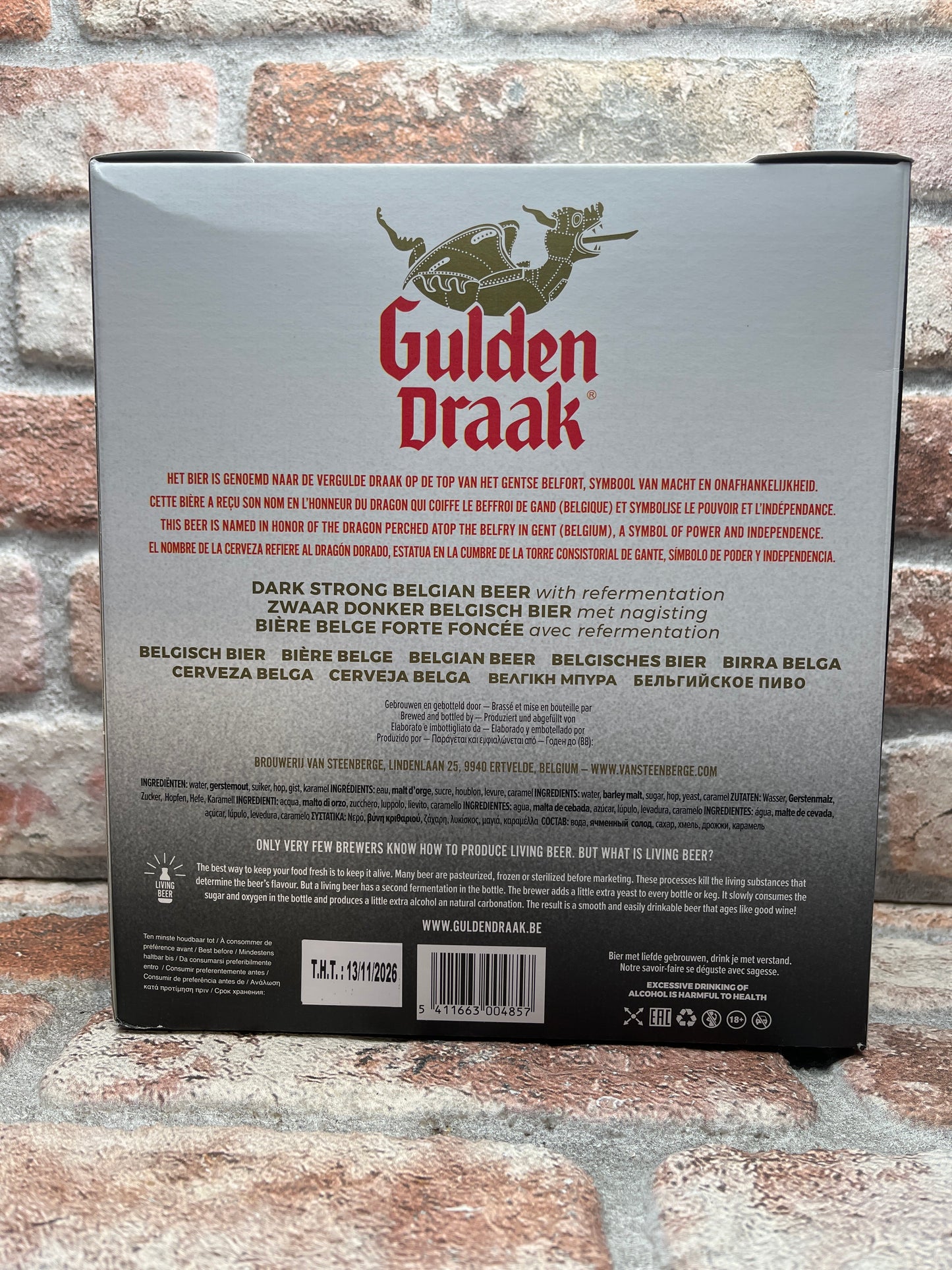 Confezione Regalo Gulden Draak 2 Birre Con Bicchiere - 33 CL