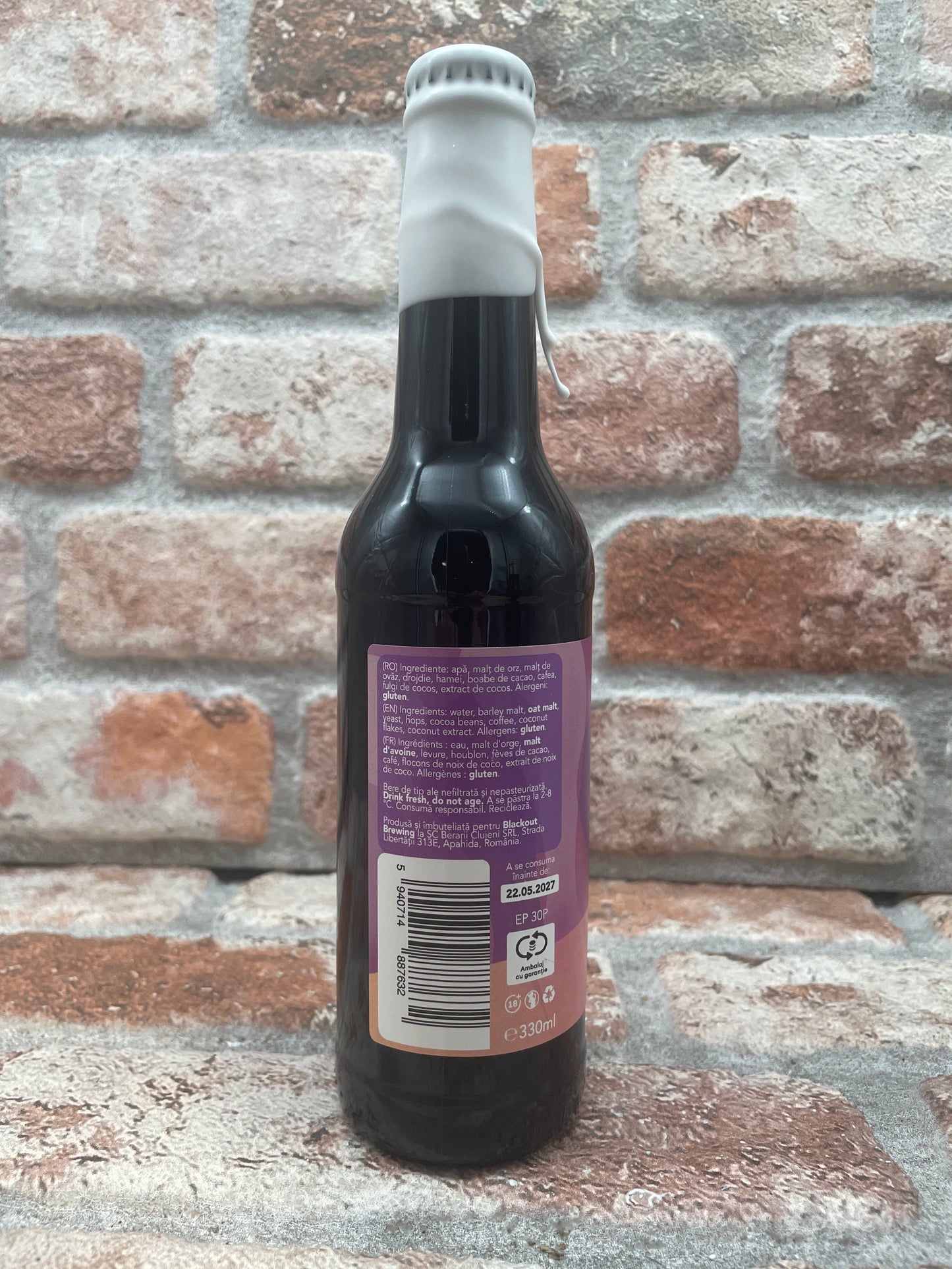 Blackout Brewing Anti-Cake BA French Antilles Rum Stout - 33 CL