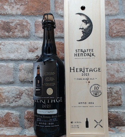 Straffe Hendrik Heritage - senza scatola 2021 Quadrupel - 75 CL