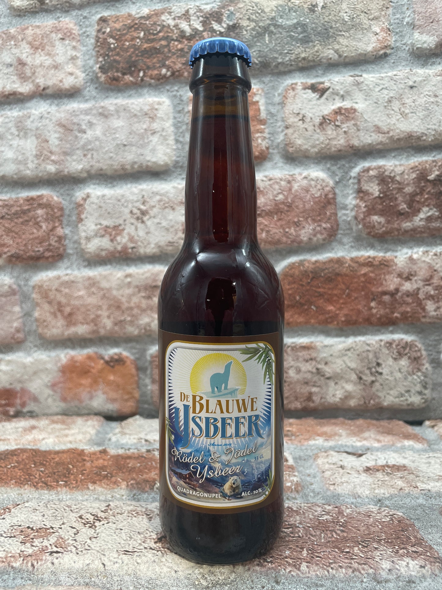 De Blauwe Ijsbeer Rodel & Jodel Ijsbeer Quadrupel - 33 CL