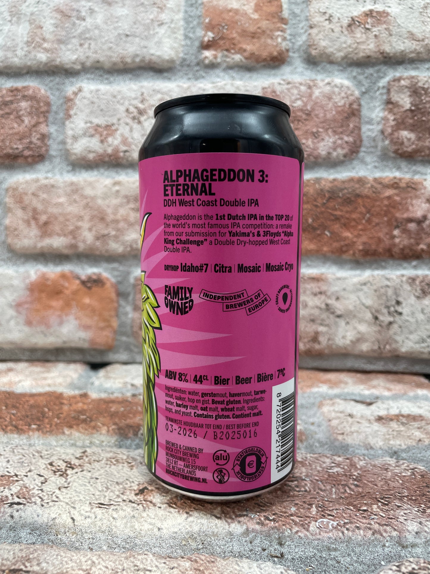 Rock City Alphageddon 3: Eterno DDH Westcoast DIPA - 44 CL