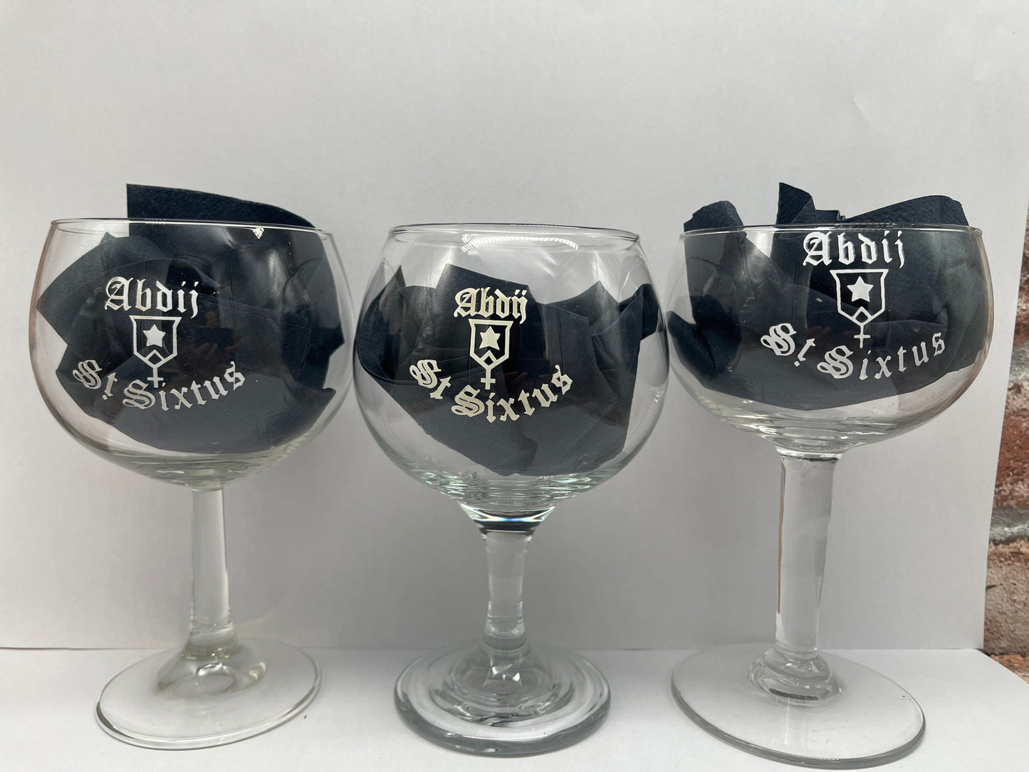 Westvleteren Set 3 bicchieri Bicchieri anni '70/'80 - 33 CL