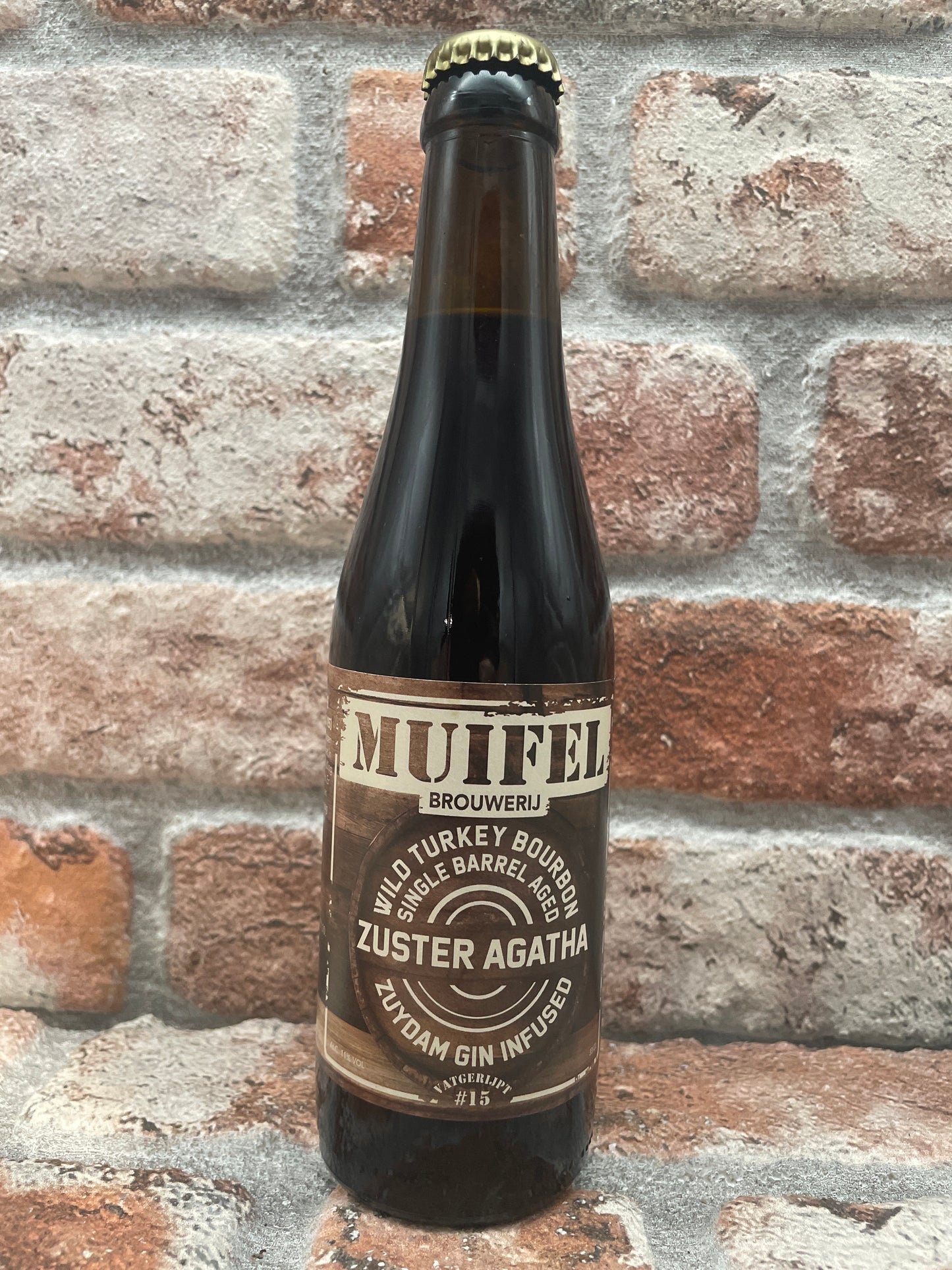 Muifel Brouwerij Vatgerijpt #15 Zuster Agatha Wild Turkey & Zuydam 2024 Quadrupel - 33 CL