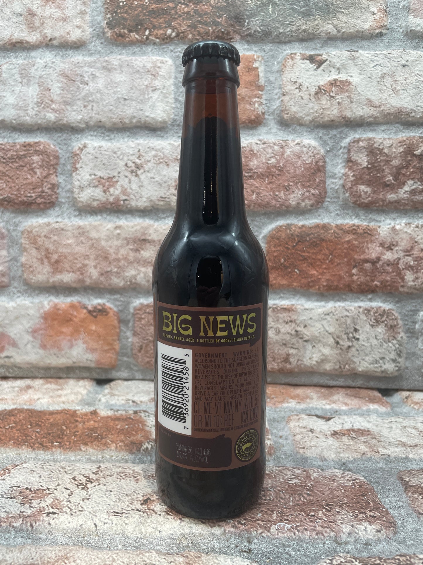 Goose Island Big News Stout invecchiata in botte con noci pecan e cocco 2025 Stout - 35 CL