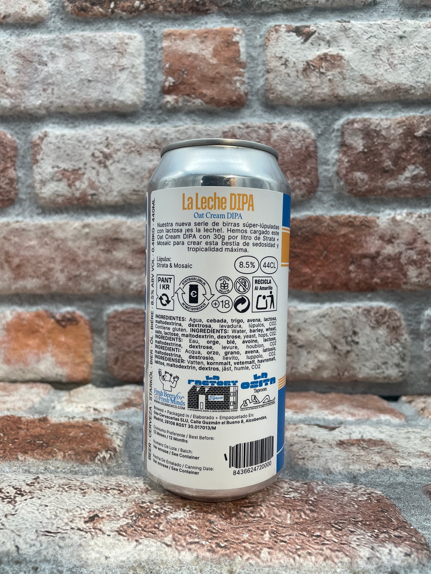 Bear La Leche Crema Di Avena DIPA - 44 CL