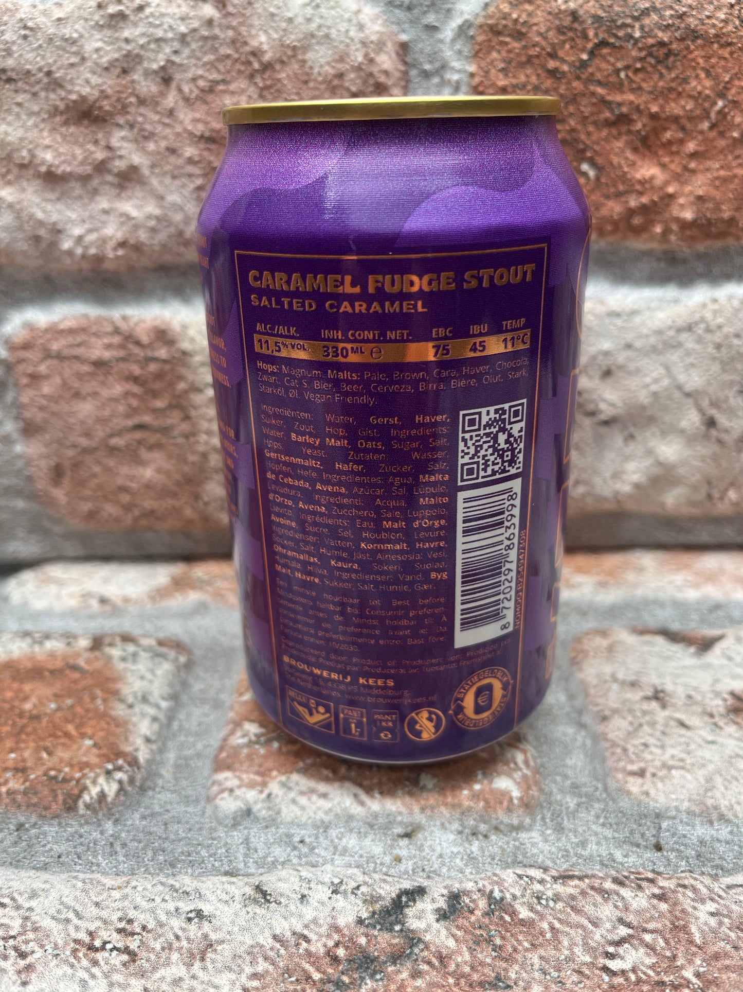 Brouwerij Kees Caramel Fudge Caramello Salato Stout - 33 CL