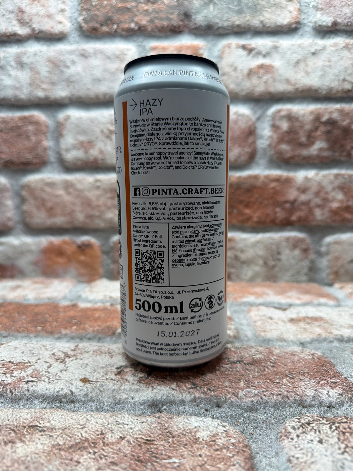 PINTA Hazy Discovery Sunnyside IPA - 50 CL