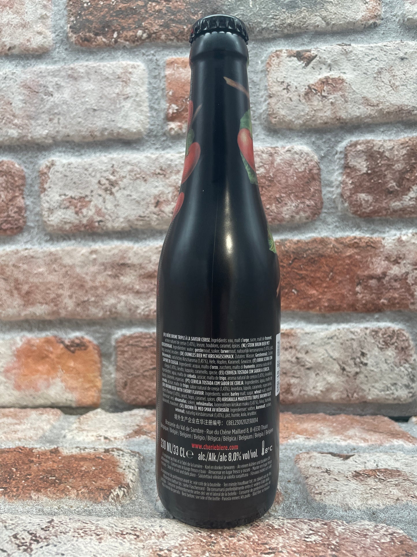 Birra Scura Chérie con La Cherise Fruitbier - 33 CL