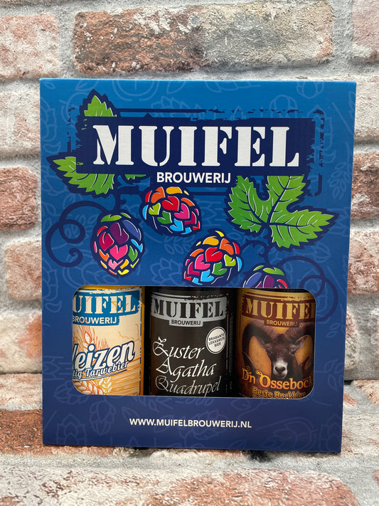 Set Regalo Birrificio Muifel Confezione Regalo da 3 Bottiglie - 33 CL