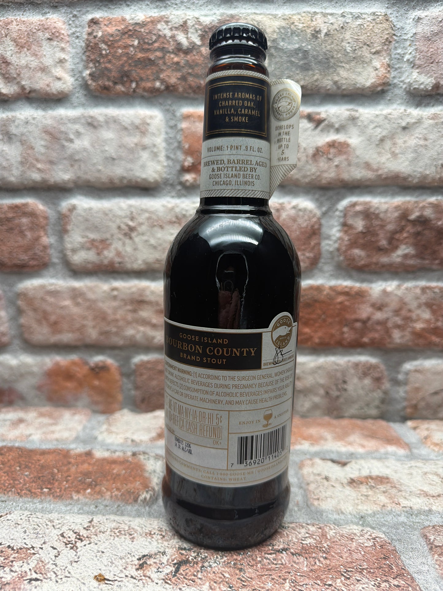 Goose Island Bourbon County Brand Stout 2015 Stout - 47.3 CL (1 pint) niet (geïnfecteerde datums)