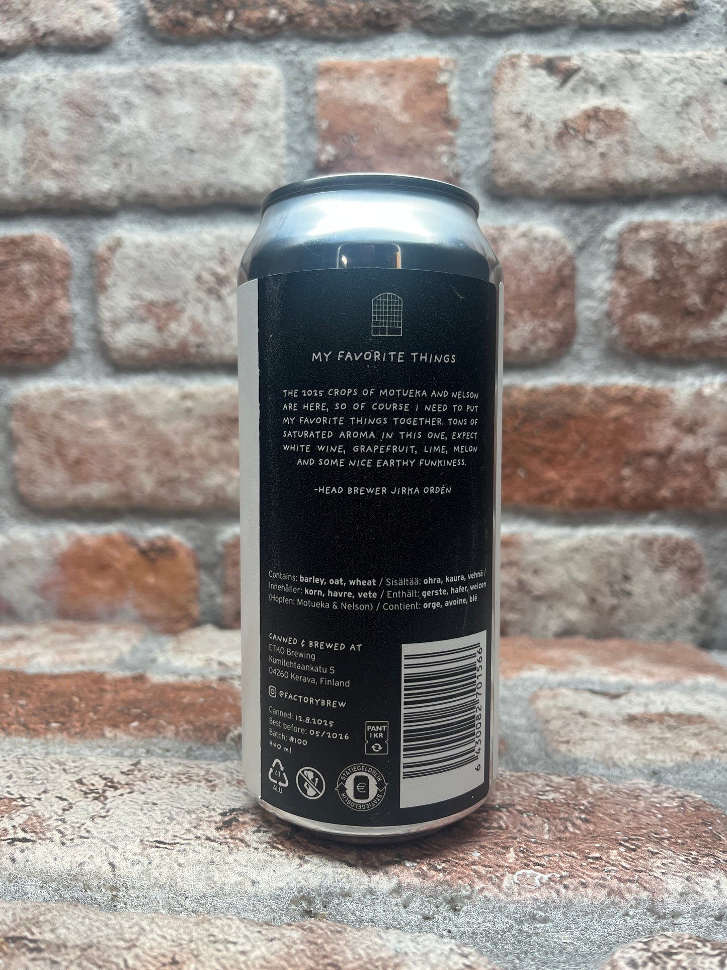 Factory Brewing My Favorite Things IPA - 44 CL