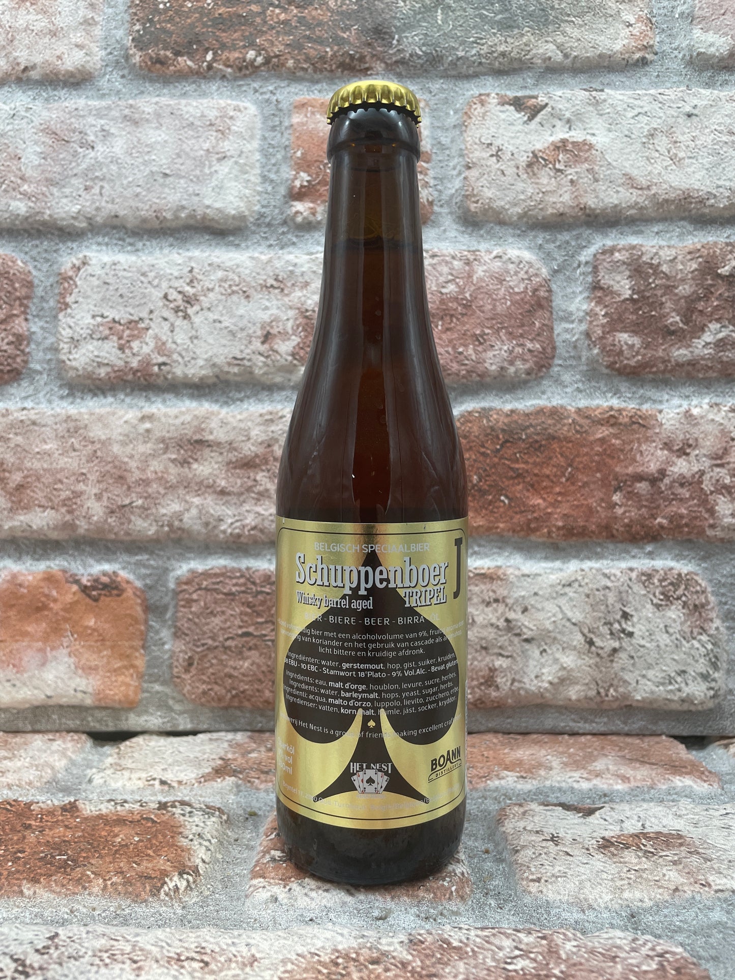 Het Nest Schuppenboer Whisky Tripel invecchiato in botte - 33 CL