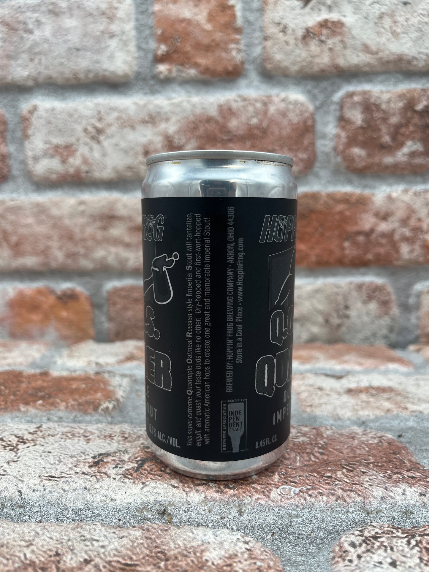 Hoppin'Frog Q.O.R.I.S.The Quasher Quadruple Oatmeal-Imperial Stout - 20 CL