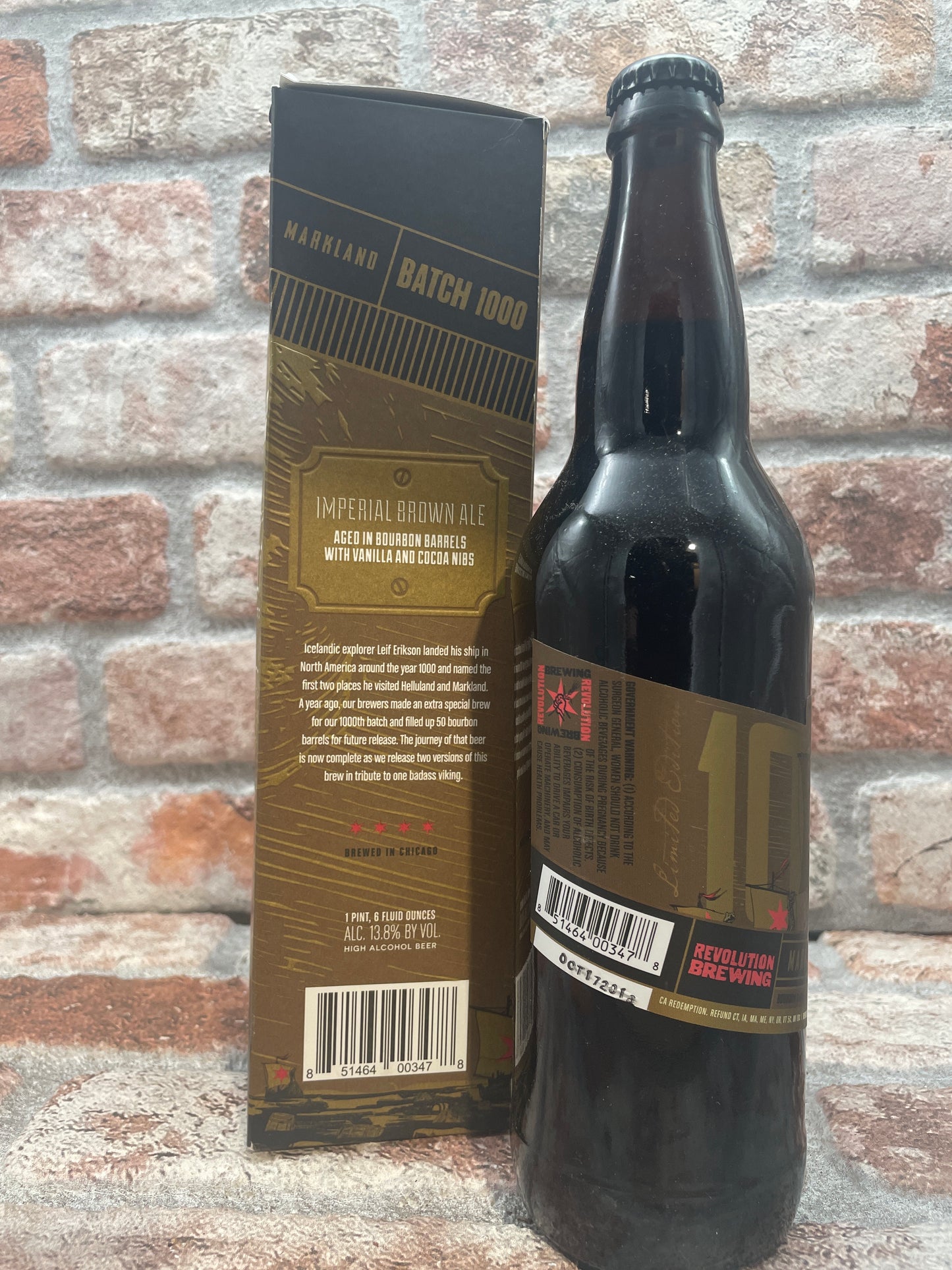 Revolution Batch 1000 Markland 2018 Stout - 47.3 CL (1 pinta)